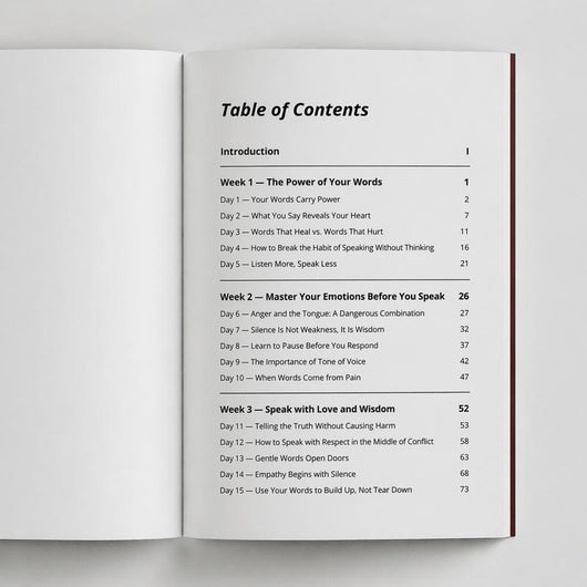 STAY SILENT: A 30 Day Challenge to Transform the Way You Speak.